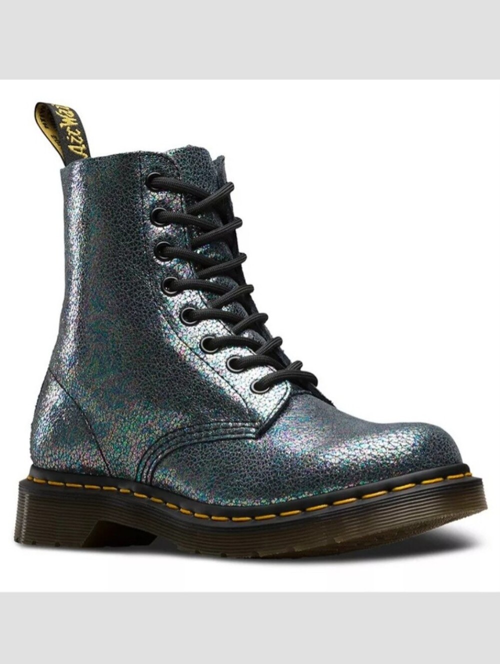 Dr Martens | 1460 Pascal Sparkle Sparkly Metallic Sheen Combat Boots Womens 9